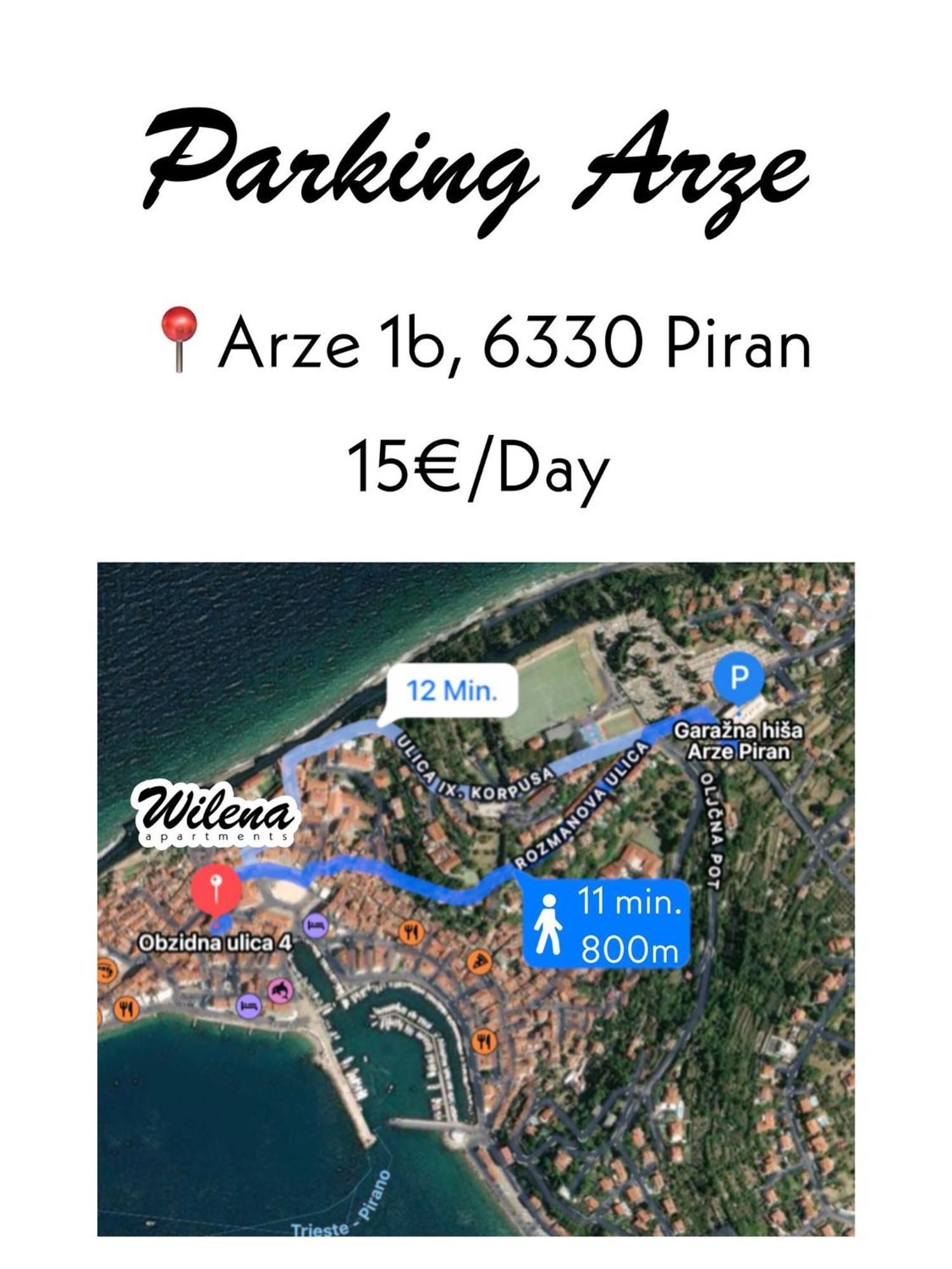 Wilena Apartments Piran Exterior photo